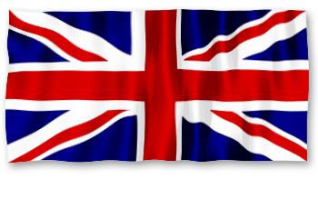 Die Grafik zeigt die Flagge Großbritanniens.