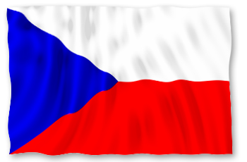 Die Grafik zeigt die Flagge der Tschechischen Republik.