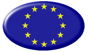 ovale EU-Flagge