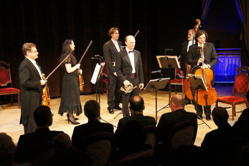 Das Rossini-Quartett Magdeburg spielte beim Festkonzert zum 10. Jahrestag der Regionalpartnerschaft Werke von Telemann, Moniuszko, Lutoslawski und Rossini.