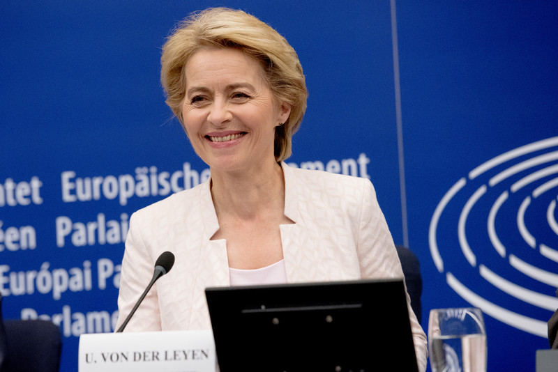 Ursula von der Leyen im EP in Straßburg