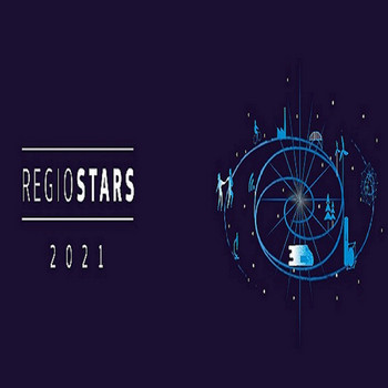 Das Bild zeigt den Schriftzug RegioStars 2021. 