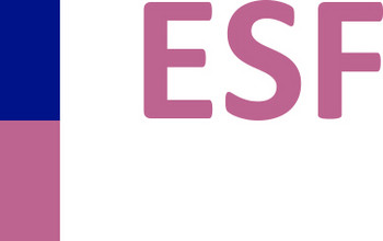 Das Logo zeigt den Schriftzug ESF. 