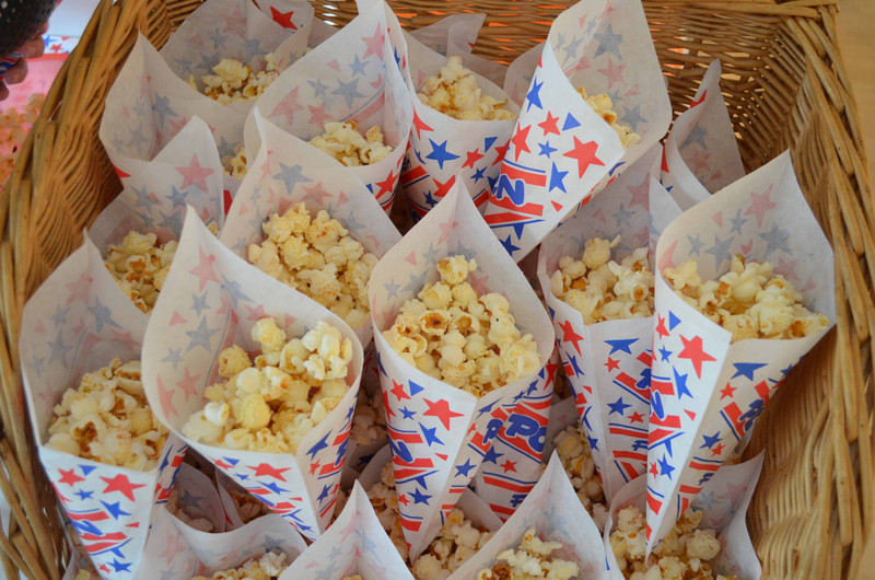 Popcorn für die Zuschauer
